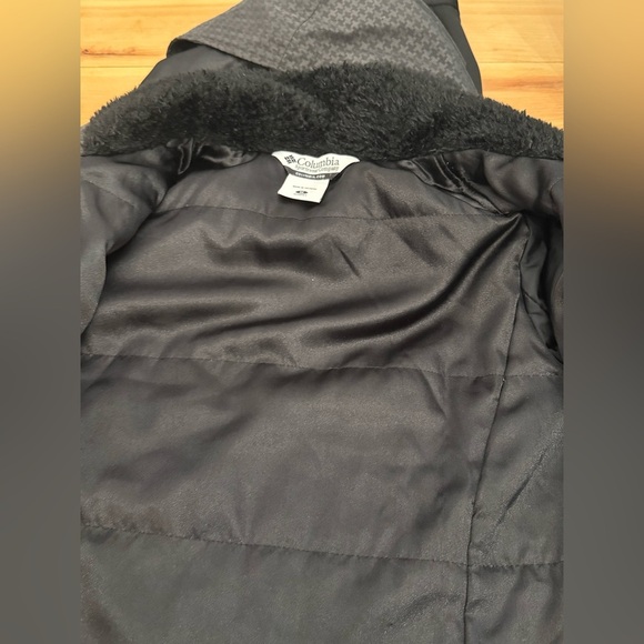 Women’s Columbia Omni Shield Abbot Kinney Houndstooth Faux Fur Winter Jacket M - Picture 12 of 14